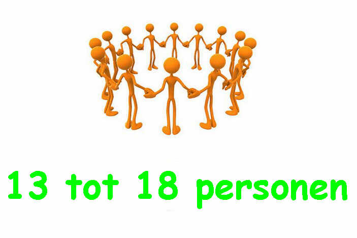 voor 18 personen